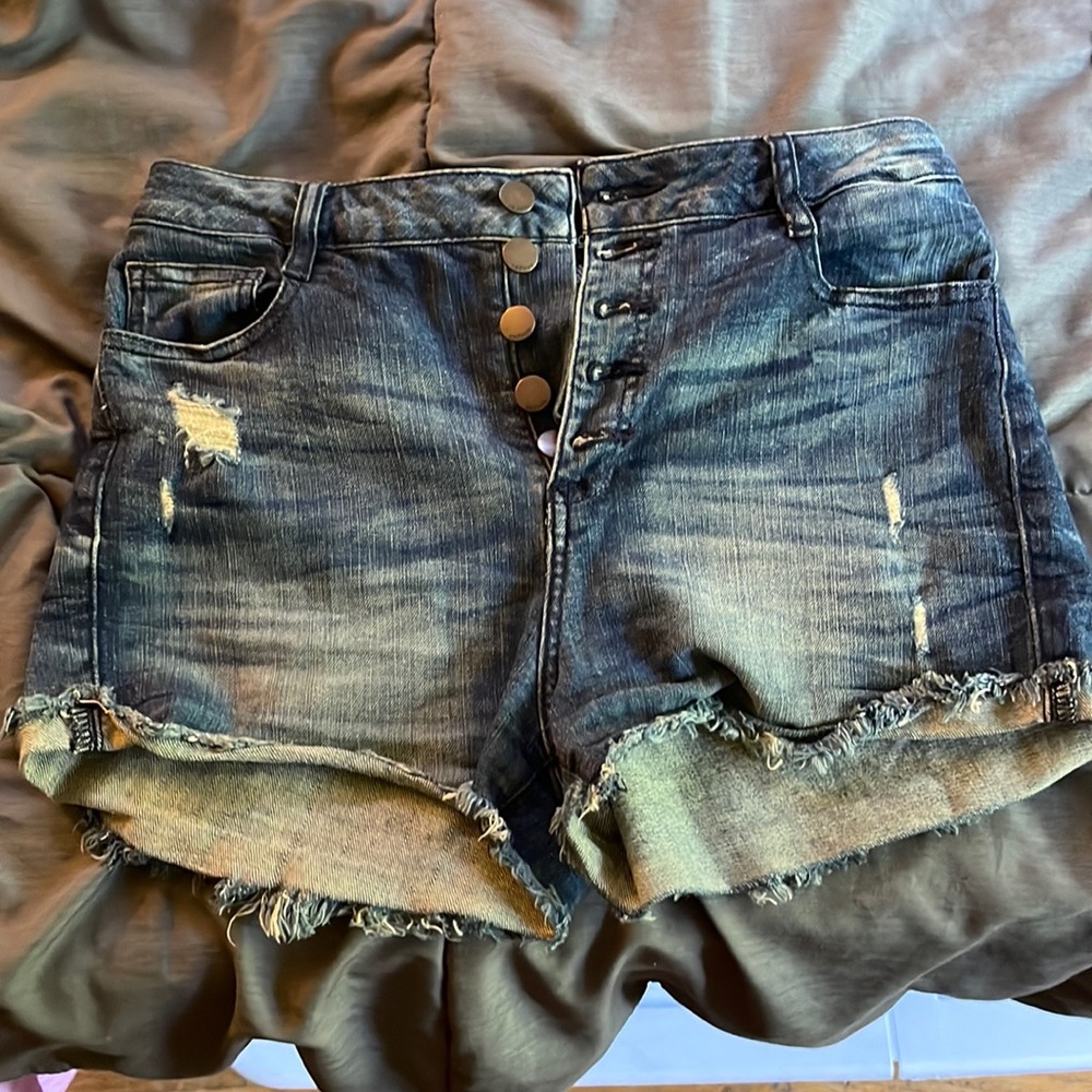 Jean shorts high wasted